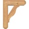 Ekena Millwork Funston Craftsman Smooth Bracket w/ Offset Brace, Western Red Cedar, 5 1/2"W x 16"D x 20"H BKT0604X16X20FST04SWR - alternate 4